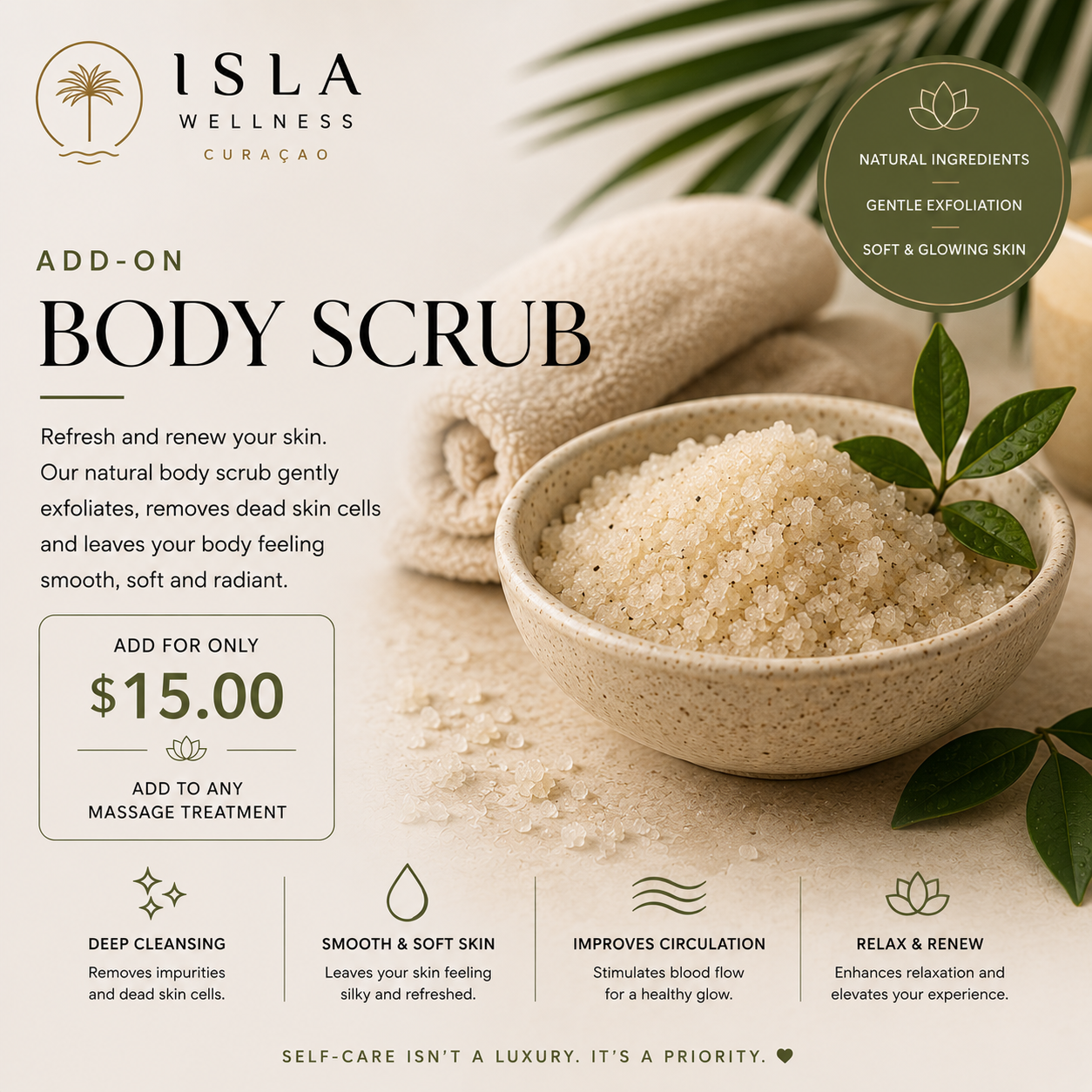 ISLA – Body Scrub Add-on