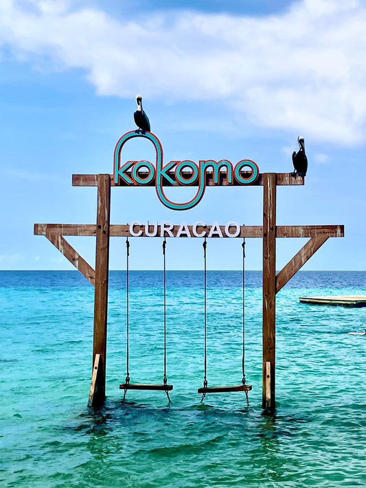 Kokomo Beach during a private TropiCoco tour in Curaçao